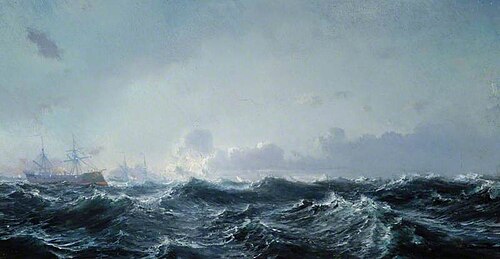 A Rough Sea, , Jean-Baptiste Henri Durand-Brager