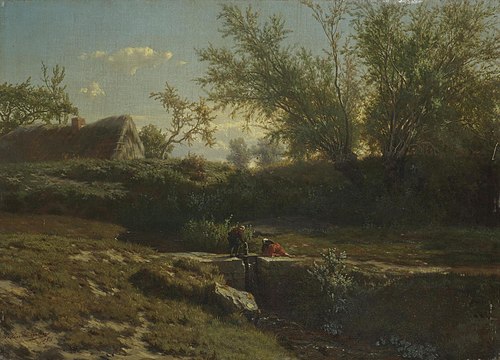 Paysage, 1853, Jean-Baptiste Kindermans