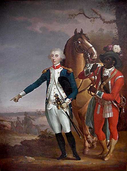 Lafayette at Yorktown, 1783, Jean-Baptiste Le Paon