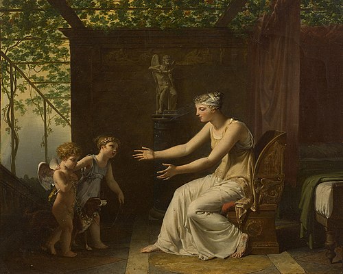 L'Innocence et la Fidélité ramenant l'Amour, 1810, Jean-Baptiste Mallet