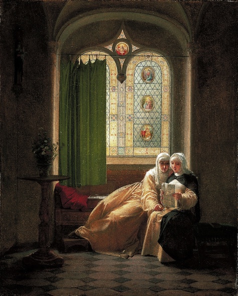 Héloïse à l'abbaye de Paraclet, , Jean-Baptiste Mallet