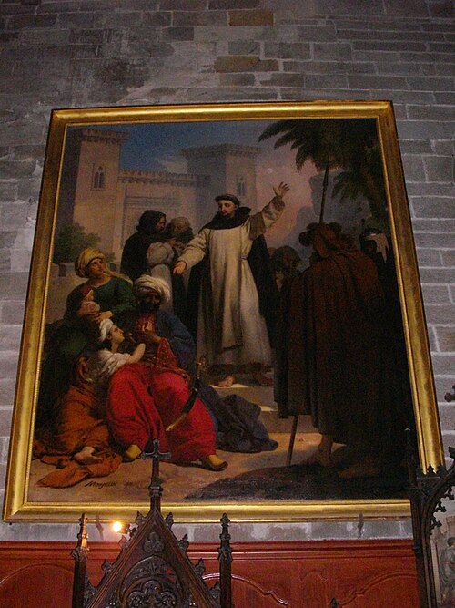 saint Vincent Ferrier prêchant les infidèles, , Jean-Baptiste Mauzaisse