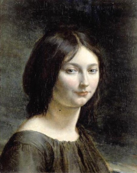 Portrait d'Amélie Bosquet à quatorze ans, 1829, Jean-Baptiste Parelle