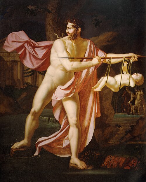Metabus and Camilla, 1808, Jean-Baptiste Peytavin
