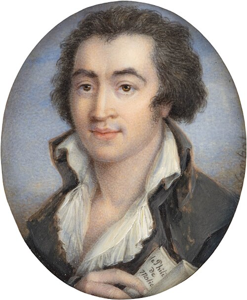 Portrait de Fabre d'Églantine, 1791, Jean-Baptiste Sambat