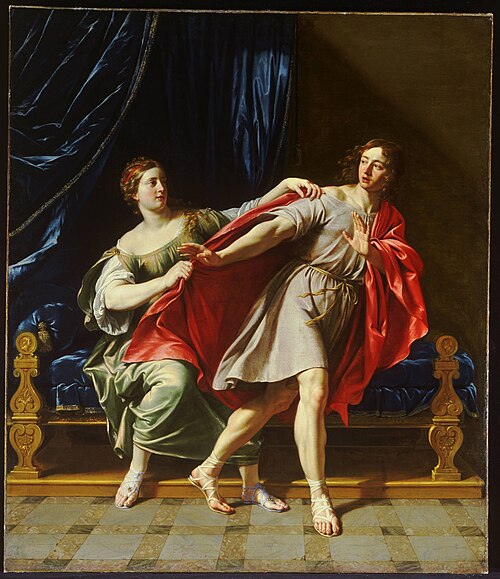 Joseph and the Wife of Potiphar, , Jean-Baptiste de Champaigne