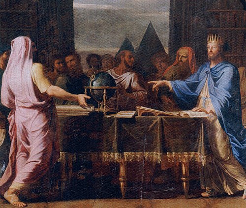 Ptolémée Philadelphe dans la bibliothèque d’Alexandrie, 1672, Jean-Baptiste de Champaigne