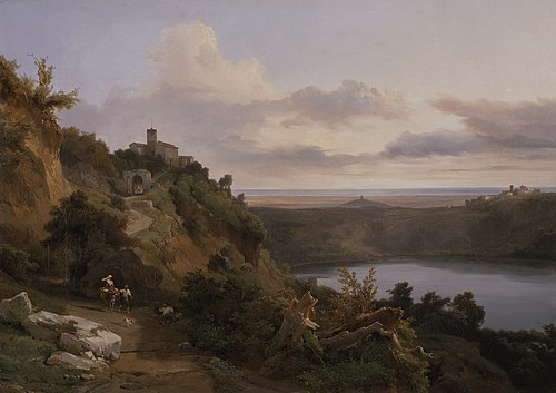 Lac de Nemi, 1830, Jean-Charles-Joseph Rémond