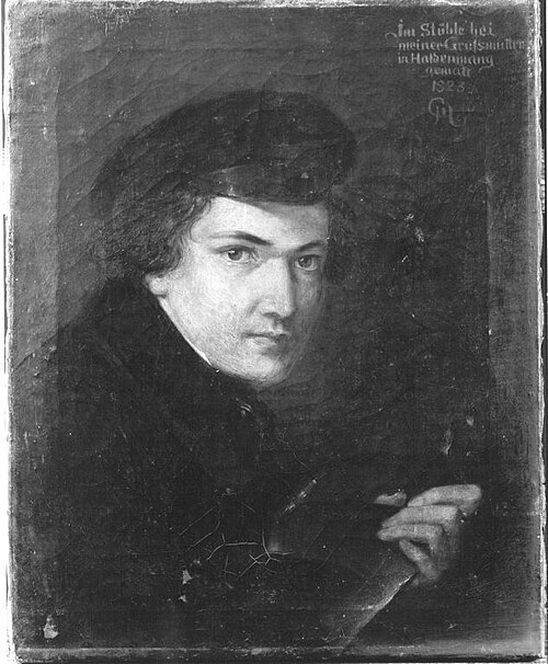 Selbstbildnis, 1823, Johann Georg Hiltensperger