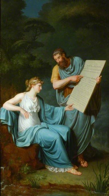 Numa Consulting the Nymph Egeria, 1791, Jean-Claude Naigeon