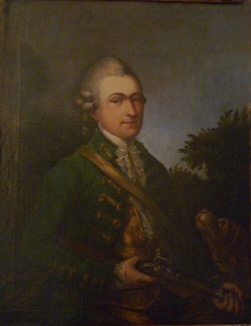 Portrait d'un chasseur, 1770, Jean-Daniel Heimlich