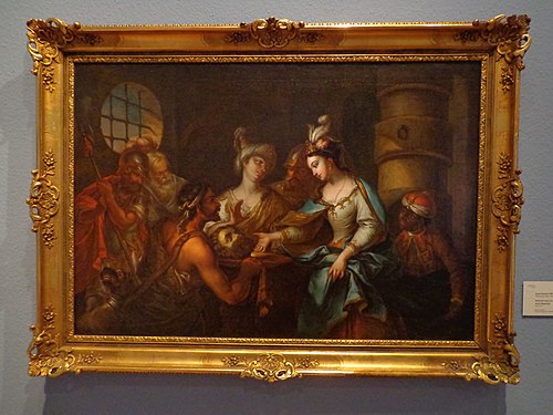 Salome with the Head of Saint John Baptist, 1771, Jean-Daniel Heimlich
