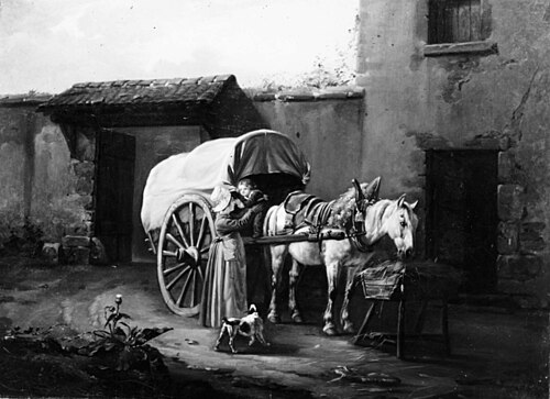 Une halte, 1850, Jean-François Bellay