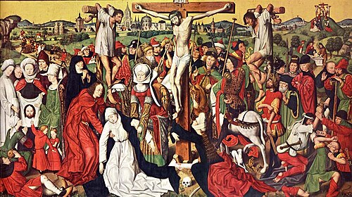 Crucifixion Altar, 1450, Derick Baegert