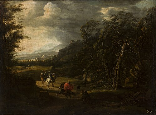 Landscape with Horsemen, , Willem van Bemmel