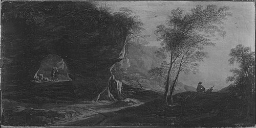 Landschaft mit Felsentor, 1669, Willem van Bemmel