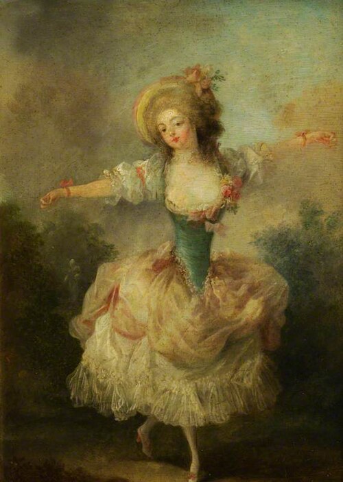 A Dancer with Arms Outstretched, 1782, Jean-Frédéric Schall