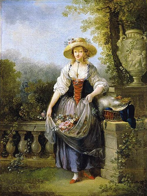 Gardener in Straw Hat, 1750, Jean-Frédéric Schall