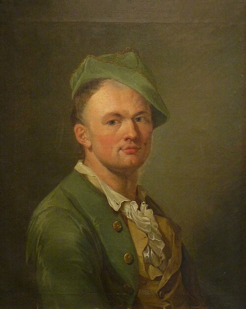 Self-portrait as a Painter, 1800, Jean-Gaspard Heilmann