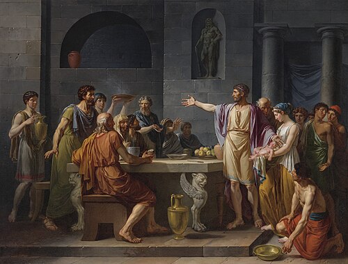 La Magnanimité de Lycurgue, 1791, Jean-Jacques Le Barbier