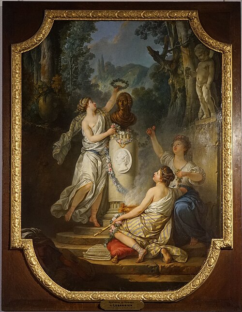 Apothéose de Rameau, , Jean-Jacques Le Barbier