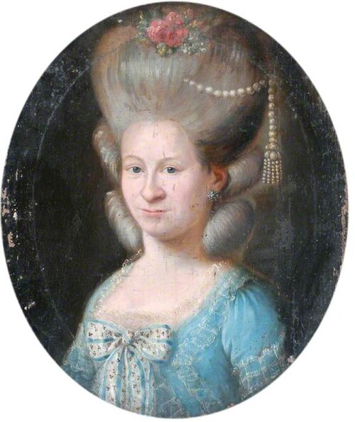 Portrait of a Lady, 1779, Jean-Jacques Sorg