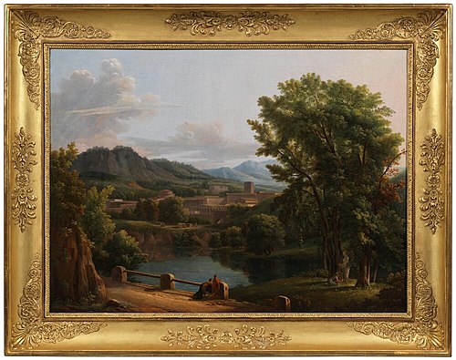 Ideal Landscape with a Sacrifice to the Goddess Flora, 1800, Jean-Joseph-Xavier Bidauld