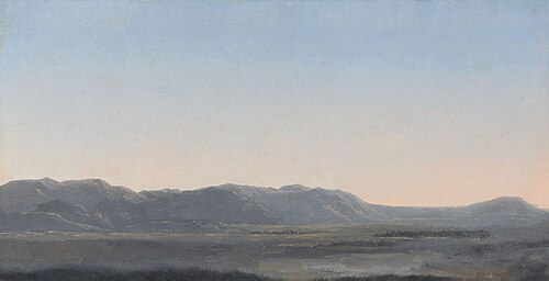 Lever du soleil dans un paysage italien, , Jean-Joseph-Xavier Bidauld