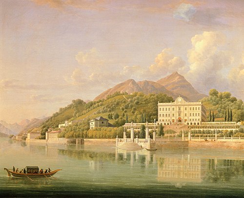 View of Villa Sommariva, 1819, Jean-Joseph-Xavier Bidauld