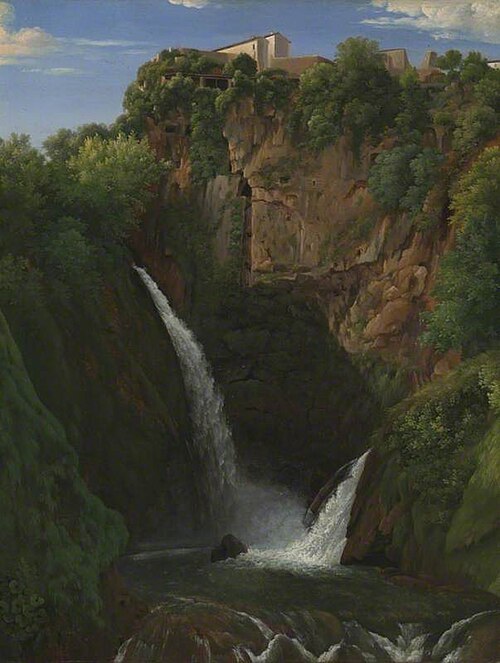 A View of Tivoli Cascade, 1788, Jean-Joseph-Xavier Bidauld