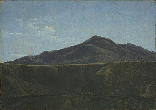 Monte Cavo from Lake Albano, , Jean-Joseph-Xavier Bidauld
