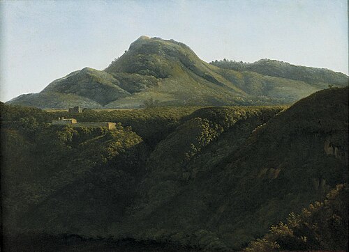 Lever de soleil sur un paysage italien, 1790, Jean-Joseph-Xavier Bidauld