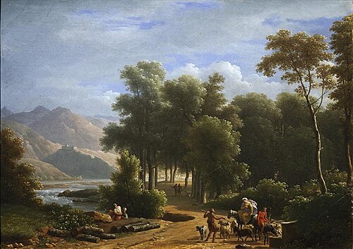 Paysage montagneux au printemps, 1808, Jean-Joseph-Xavier Bidauld