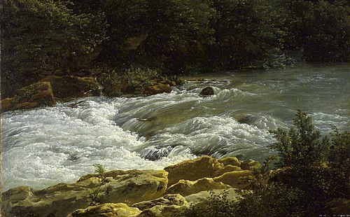 Running Stream at San Cosimato, 1788, Jean-Joseph-Xavier Bidauld