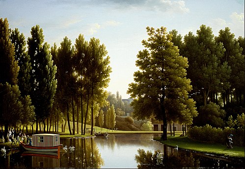 Le parc à Mortefontaine, 1806, Jean-Joseph-Xavier Bidauld