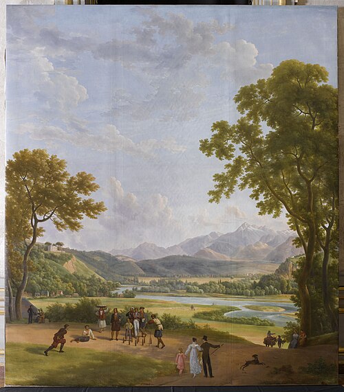 Paysage d'Italie, 1820, Jean-Joseph-Xavier Bidauld