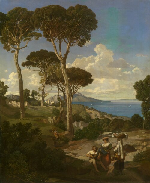 Massa near Sorrento, 1846, Jean-Joseph Bellel