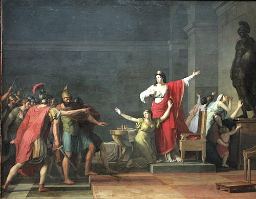 Cassandre et Olympias, , Jean-Joseph Taillasson