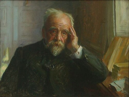 Portrait d'Ernest Lavisse, 1919, Jean-Joseph Weerts