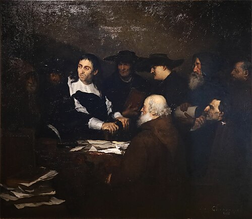 Blaise Pascal au milieu de ses contradicteurs, 1878, Jean-Louis Charbonnel