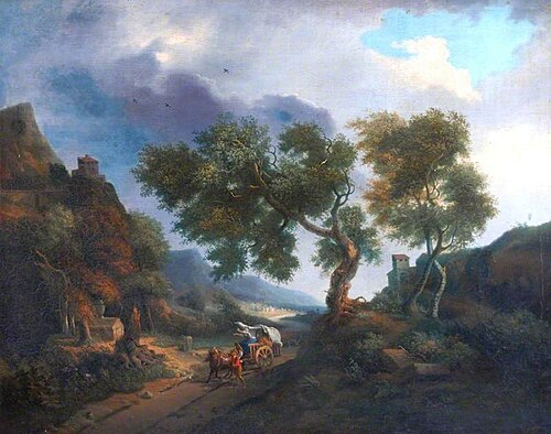 Rocky Landscape with a Cart, , Jean-Louis de Marne