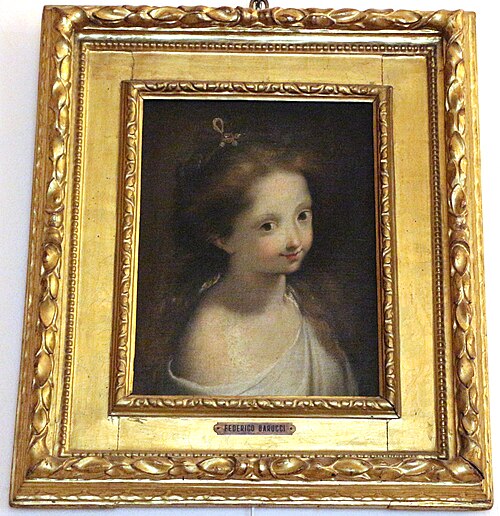 ritratto di fanciulla, , Federico Barroci
