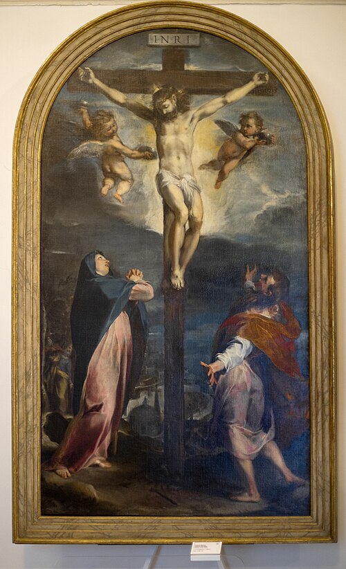 Crocifissione con i dolenti, 1566, Federico Barroci