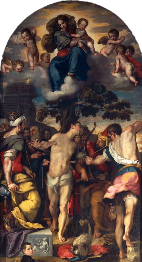 Martirio di san Sebastiano, 1557, Federico Barocci