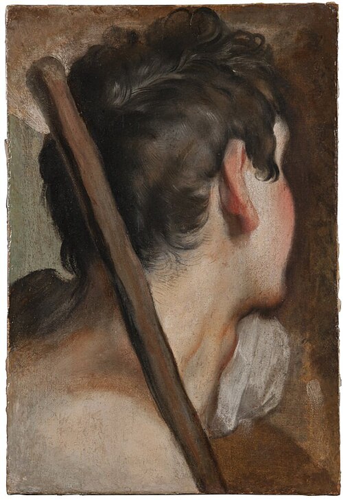 Head of a Shepherd, study for The Circumcision, , Federico Barocci
