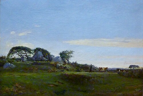 Les Rochers de Kerleguer, 1878, Jean-Marie Villard