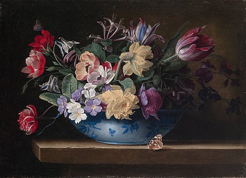 Still life of flowers, 1641, Jean-Michel Picart