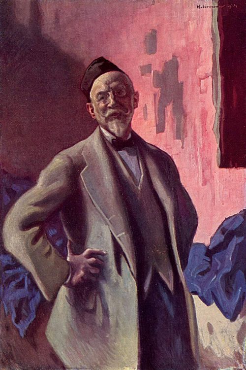 Autoportrait, 1900, Hugo von Habermann