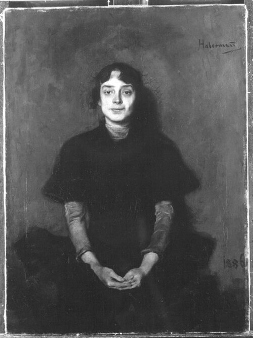 Frau von Torri, 1886, Hugo von Habermann