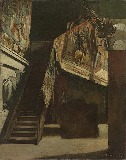 Atelier Piloty, 1876, Hugo von Habermann